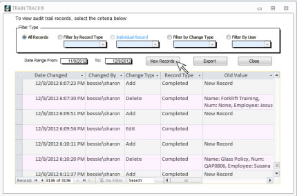 View Audit Trail